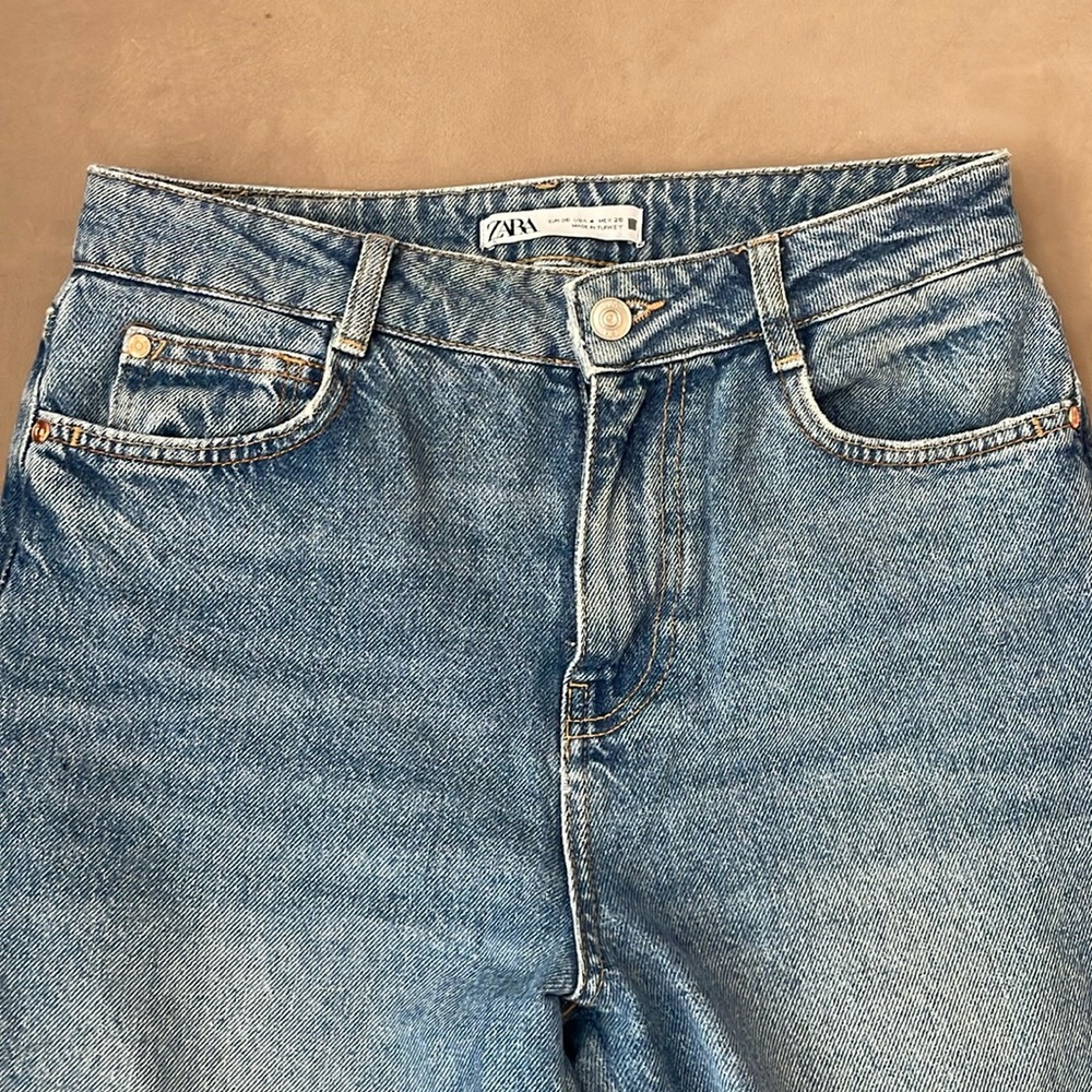 ZARA TRF Wide Leg Jeans - Size 4